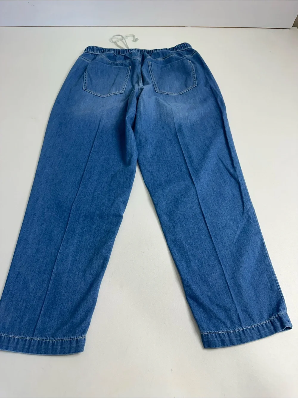Wonderly women’s large ,Harbour elastic drawstring waistband pull on denim pants